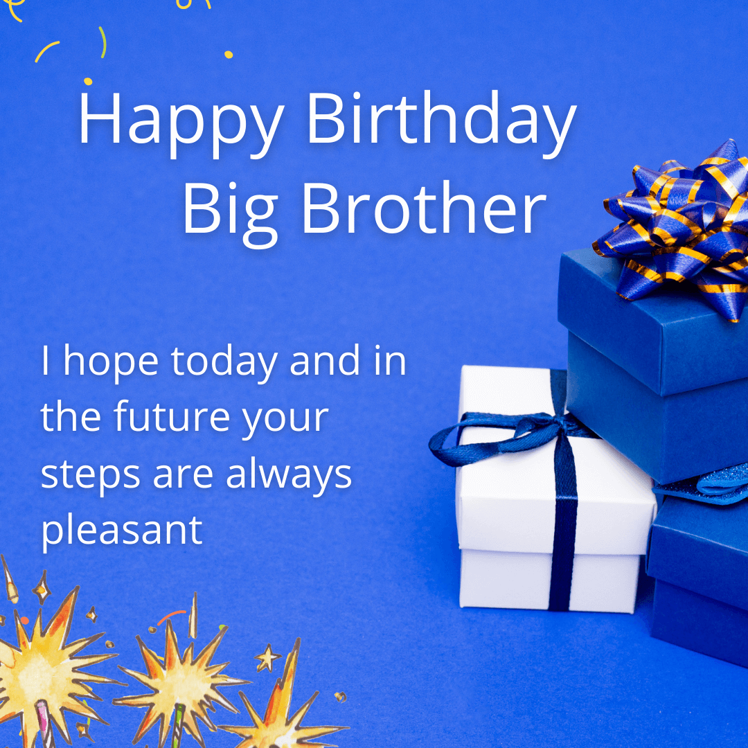 Happy-Birthday-Wishes-for-Big-Brother-having-blue-theme-gifts-and-crackers