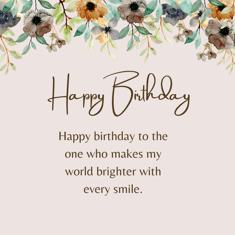 Short and Sweet Birthday Wishes